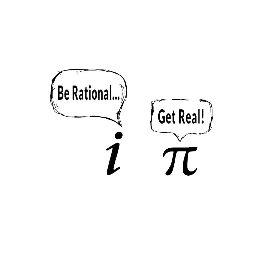 Rational VS Real Sticker